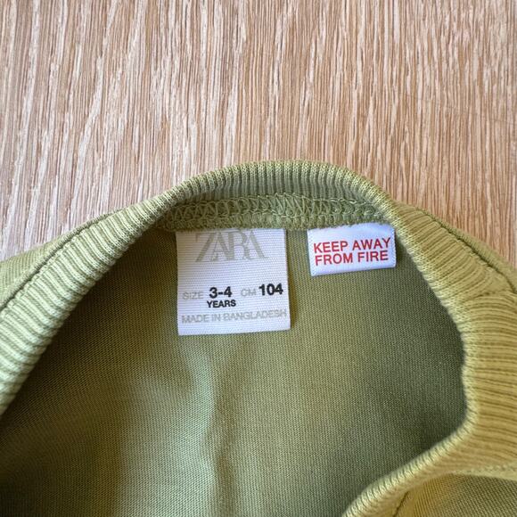 Zara Toddler Boy Long Sleeve Shirt - Size 3-4 - Picture 2 of 4